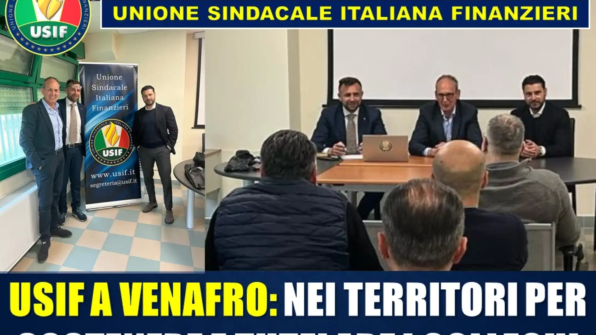 Guardia di Finanza di Venafro, nei giorni scorsi la riunione dell’Usif. “Sostenere i colleghi impegnati nella lotta alla legalità del Paese”.